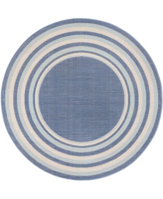 Bayshore Home Chapman Guyana 5' x 5' Round Area Rug - Macy's
