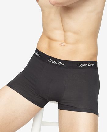 Calvin Klein Men's Body Modal Trunks 3-Pack, Buckwheat, Midnihgt