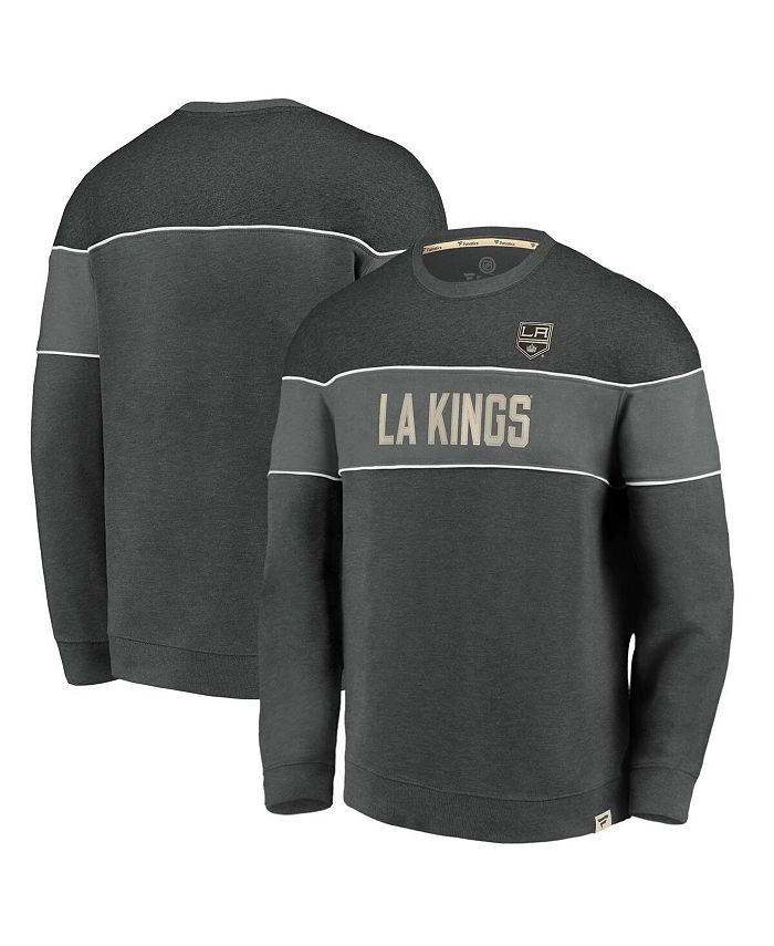 Fanatics Men's Branded Heathered Charcoal Los Angeles Kings