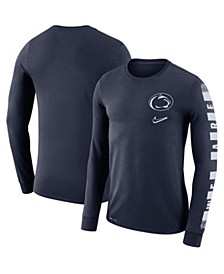 Men's Navy Penn State Nittany Lions Local Mantra Performance Long Sleeve T-shirt