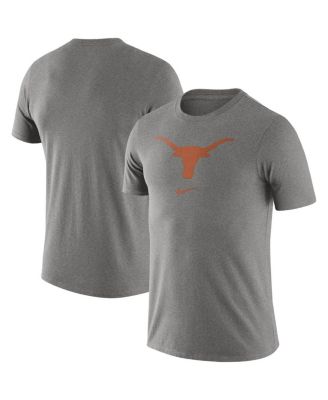 Men's Heathered Gray Texas Longhorns Essential Logo T-shirt