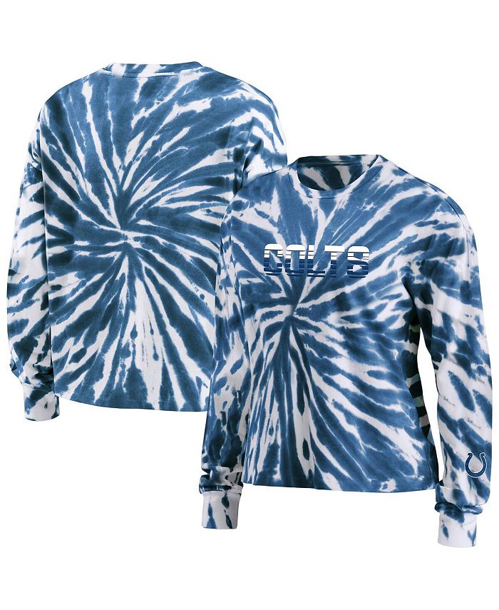 WEAR by Erin Andrews Women's Royal Indianapolis Colts Tie-Dye Long