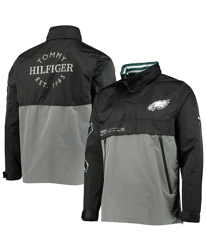 Men's Mitchell & Ness Black Philadelphia Eagles Final Second Mesh