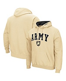 Men's Gold Army Black Knights Arch and Logo 3.0 Pullover Hoodie