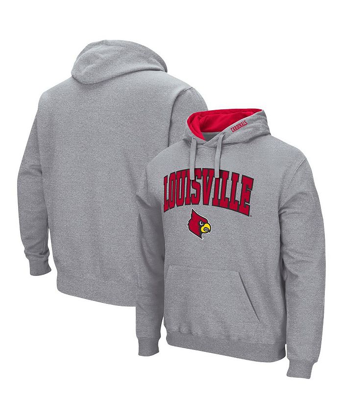 Louisville Cardinals Black Hoodie Mens XL Hooded Pullover Sweatshirt  Embroidered