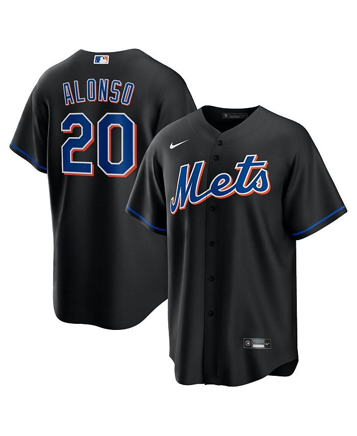 Nike Men's Pete Alonso Black New York Mets 2022 Alternate Replica