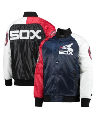 Mitchell & Ness Men's White Chicago White Sox City Collection Satin  Full-Snap Varsity Jacket - Macy's