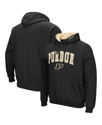 Men's Black Purdue Boilermakers Arch and Logo 3.0 Pullover Hoodie