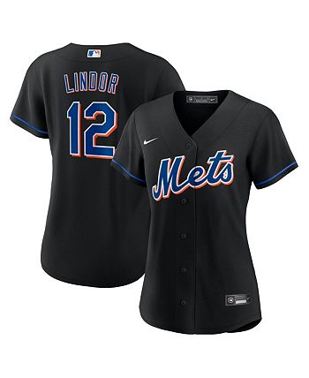 Nike Men's Francisco Lindor Black New York Mets 2022 Alternate Replica  Player Jersey - Macy's