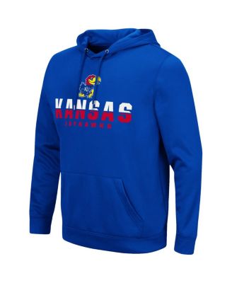 Men's Royal Kansas Jayhawks Lantern Pullover Hoodie