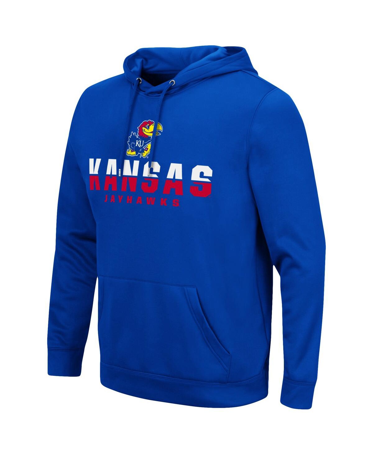 Colosseum Royal Kansas Jayhawks Lantern Pullover Hoodie In Royal