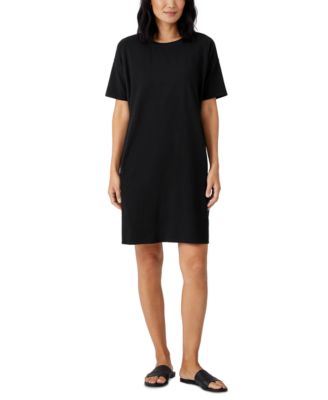 Eileen Fisher Petite Jewel-Neck Short 