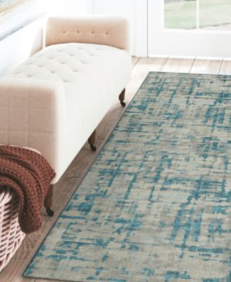 Brisbane Washable BR5 2'3" x 7'6" Runner Area Rug