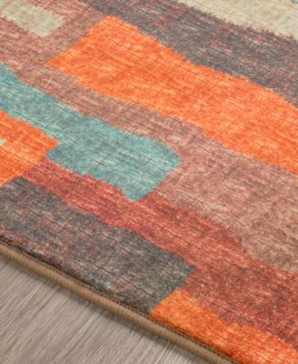 Brisbane Washable BR7 8' x 8' Round Area Rug