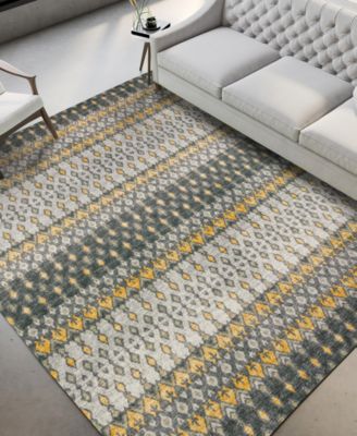 D Style Celia Zeal Area Rug In Charcoal