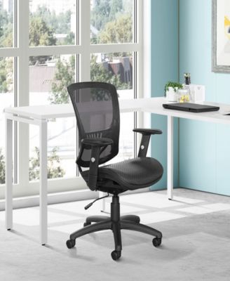 Mesh Screen Seat and Back Manager's Chair with Height Adjustable Arms
