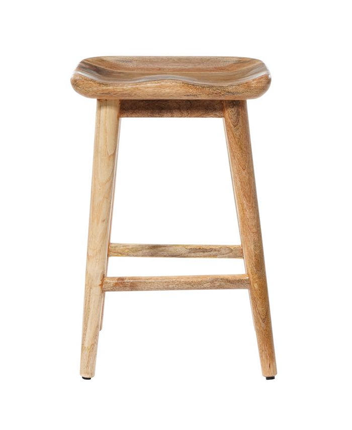 Rosemary Lane Wood Contemporary Stool Macy #39 s
