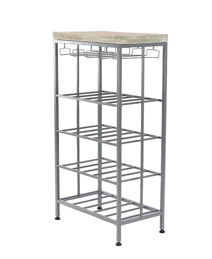 Rosemary Lane Contemporary Metal Wine Storage Macy's