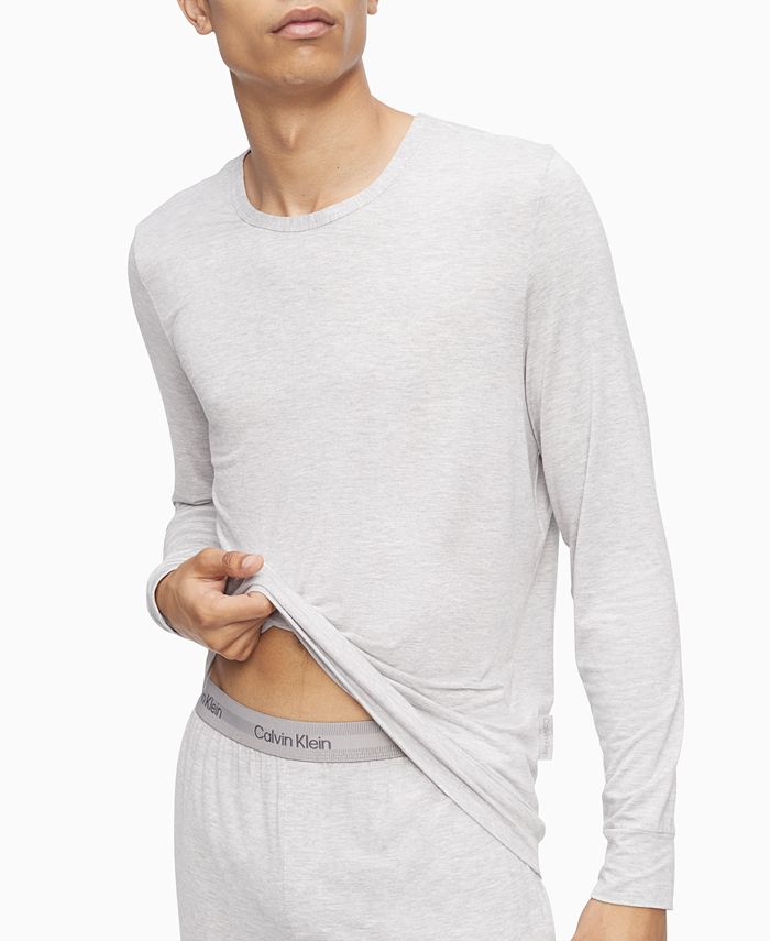 Conserveermiddel Demon val Calvin Klein Men's Ultra Soft Modern Modal Crewneck Lounge Sweatshirt &  Reviews - Pajamas & Robes - Men - Macy's