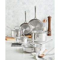 The Cellar Stainless Steel 11-Pc. Cookware Set