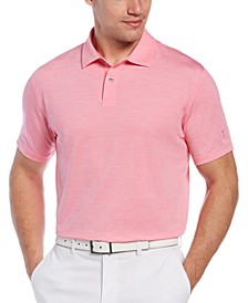 Men's Space Dye Texture Golf Polo Shirt