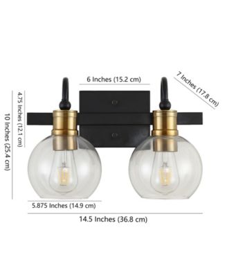 Marais 2-Light Rustic Vintage-Inspired LED Vanity Light