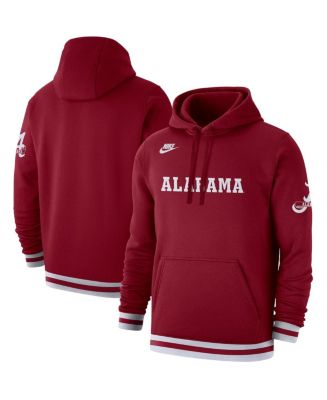 Nike Men's Crimson Alabama Crimson Tide Retro Pullover Hoodie - Macy's