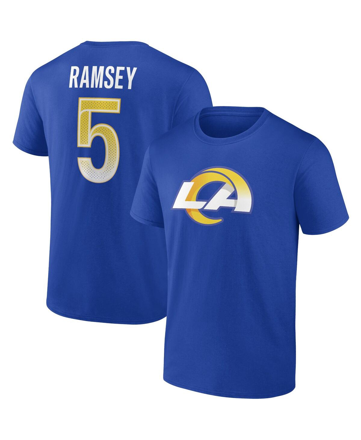 Men's Jalen RamseyLos Angeles Rams Player Icon T-shirt - Royal