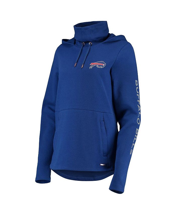 Msx By Michael Strahan Womens Royal Buffalo Bills Amelia Turtleneck Pullover Hoodie Macys 