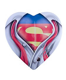 Superman Valentine's Day Heart Tin with Chocolates
