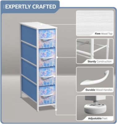 Narrow 4 Drawers Dresser