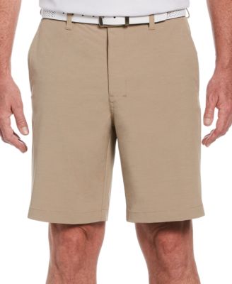 PGA TOUR - Men's Performance Stretch Flat Front Horizontal Textured Golf Shorts