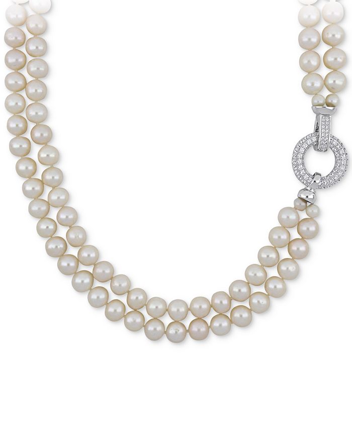 Macy's freshwater store pearl necklace