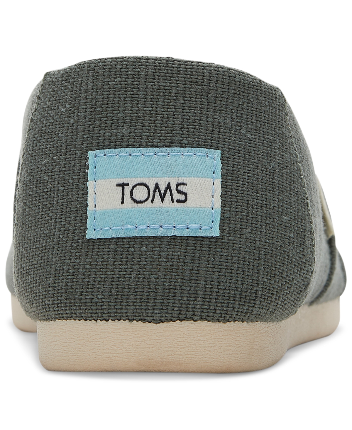 Shop Toms Women's Alpargata Heritage Canvas Flats In Bonsai Green Heritage Canvas