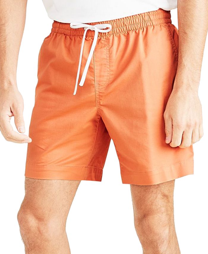 Men's High Waist Drawstring Loose Beach Casual Breathable Elastic Shorts N7 
