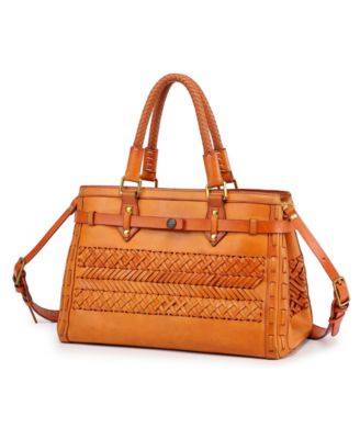 Women's Genuine Leather Lantana Satchel Bag