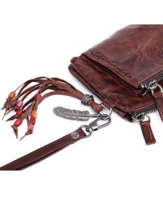 Women's Genuine Leather Bluebell Clutch