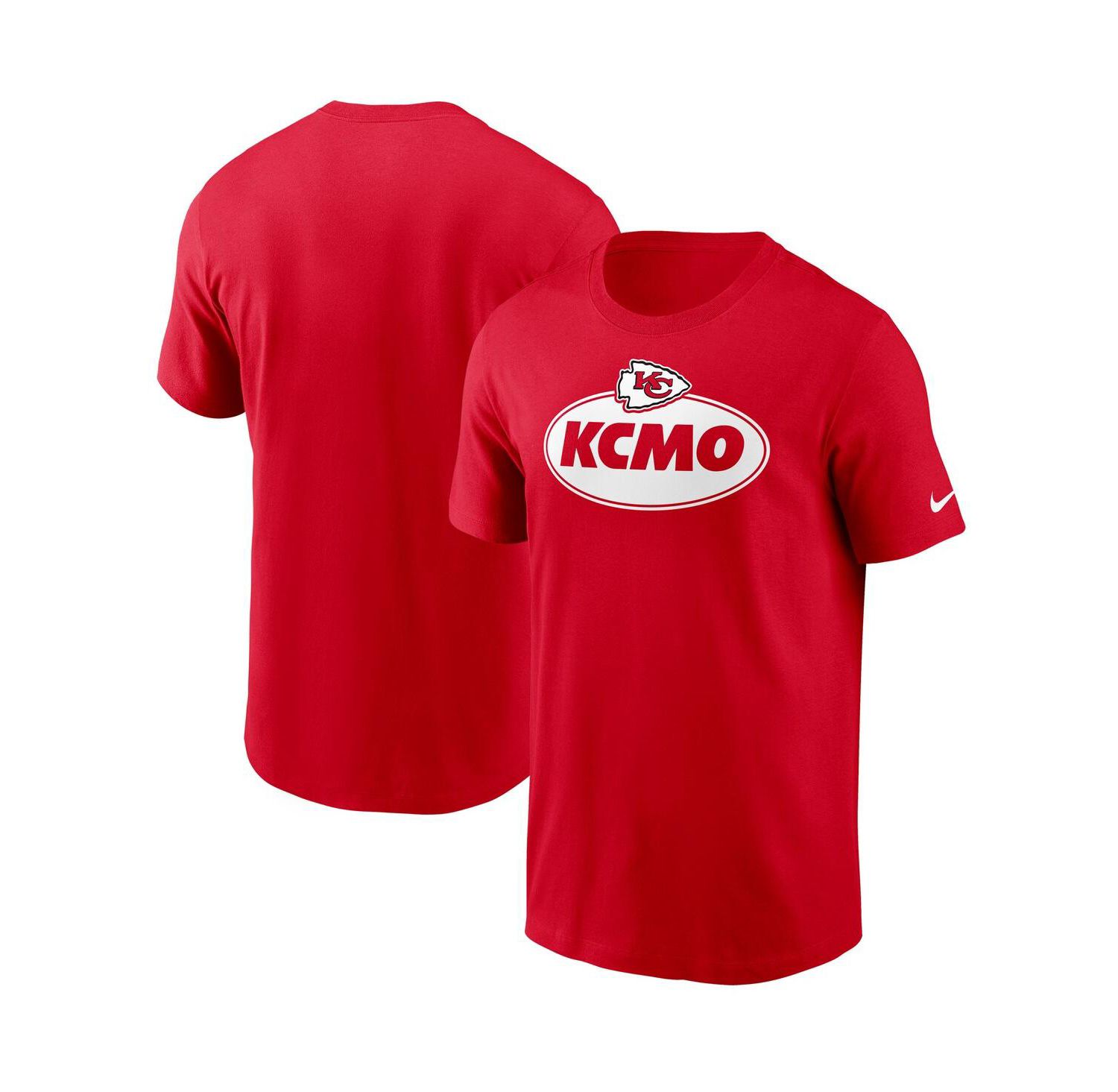 Men's Red Kansas City Chiefs Hometown Collection KCMO T-shirt