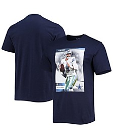 Men's Dak Prescott Navy Player Name and Number T-shirt