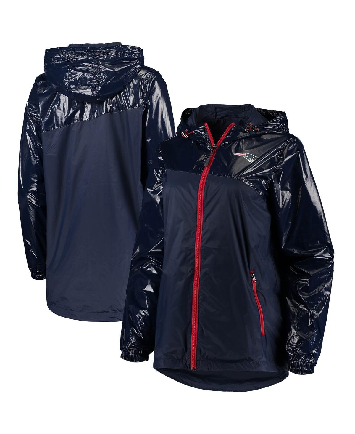 Women's G-iii 4Her By Carl BanksNew England Patriots Double-Coverage Full-Zip Hoodie Jacket - Navy