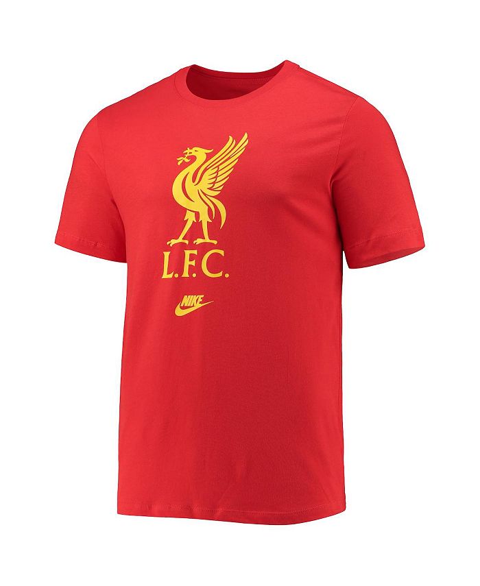 Nike Men's Red Liverpool Crest T-shirt - Macy's
