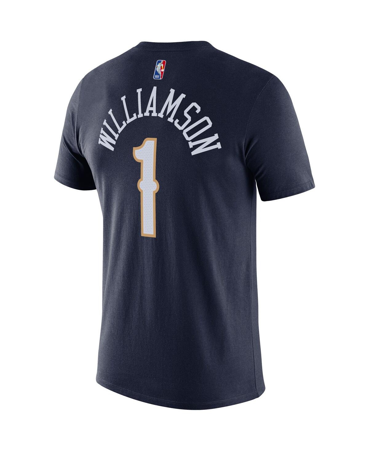 Men's Nike Zion WilliamsonNew Orleans Pelicans Diamond Icon Name and Number T-shirt - Navy