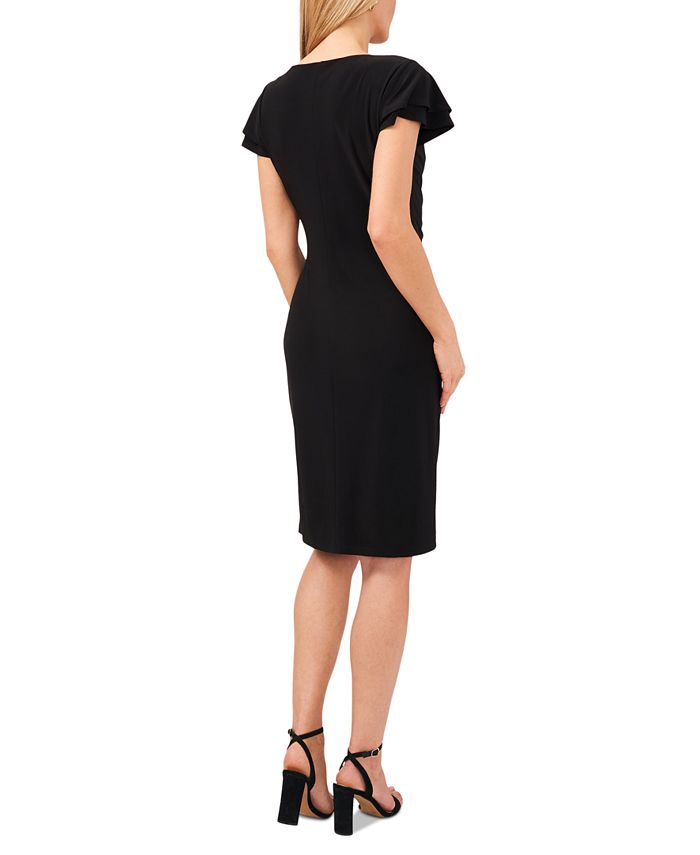 MSK Surplice Sheath Dress & Reviews - Dresses - Women - Macy's