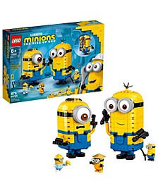 Brick-built Minions and their Lair 876 Pieces Toy Set