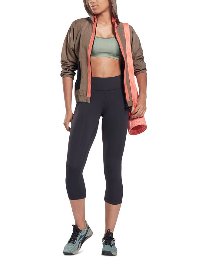 Reebok Women's Lux High-Rise Pull-On 3/4 Leggings, A Macy's Exclusive
