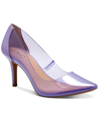 macys purple pumps