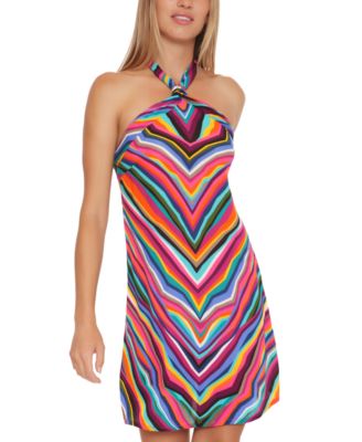 high neck swim cover up