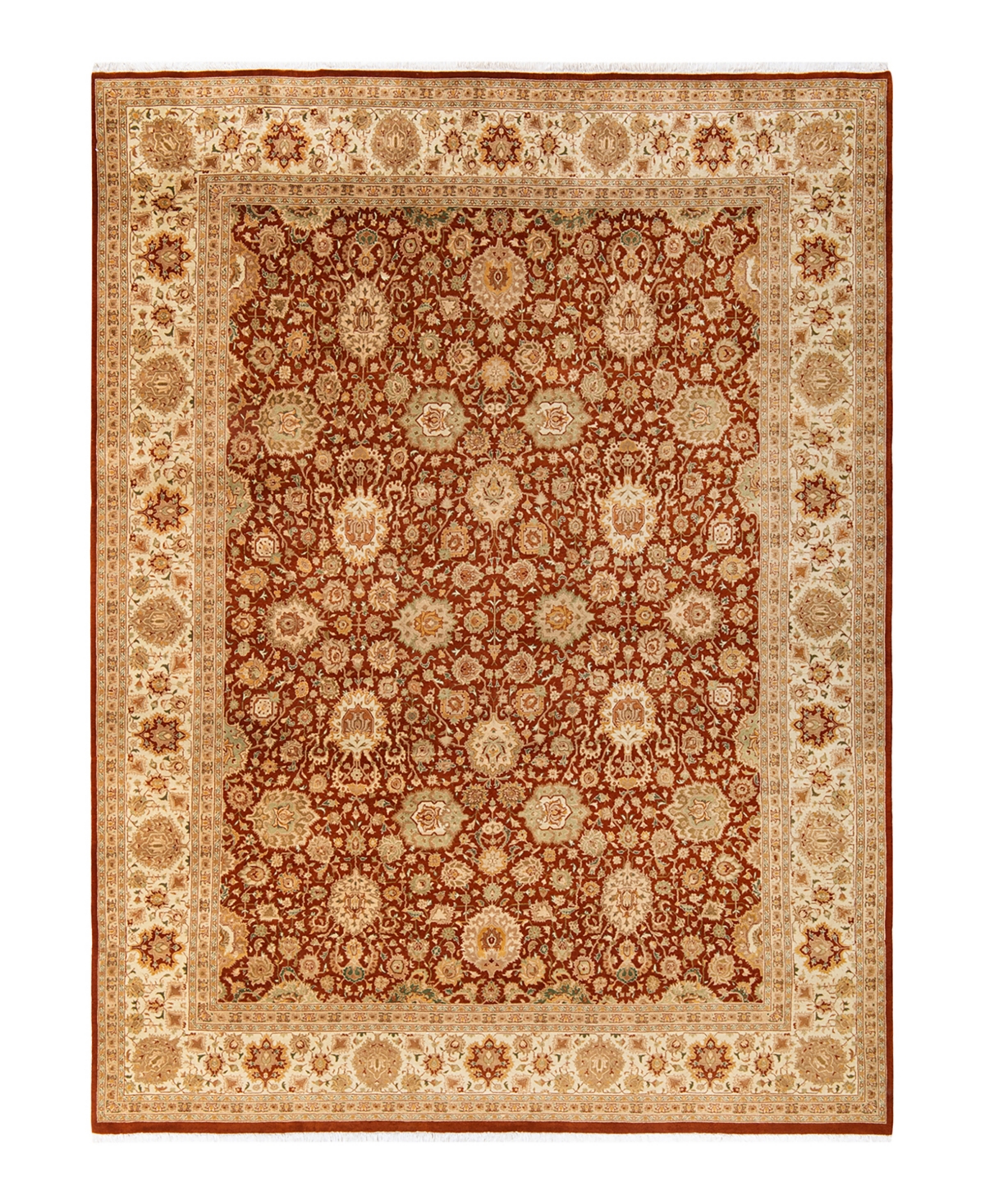 Closeout! Adorn Hand Woven Rugs Mogul M16027 7'10in x 10'7in Area Rug - Brown