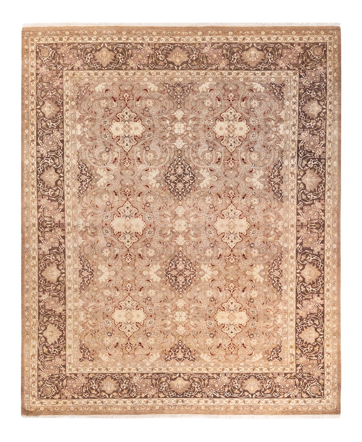 Closeout! Adorn Hand Woven Rugs Mogul M160509 8'2in x 10'4in Area Rug - Brown