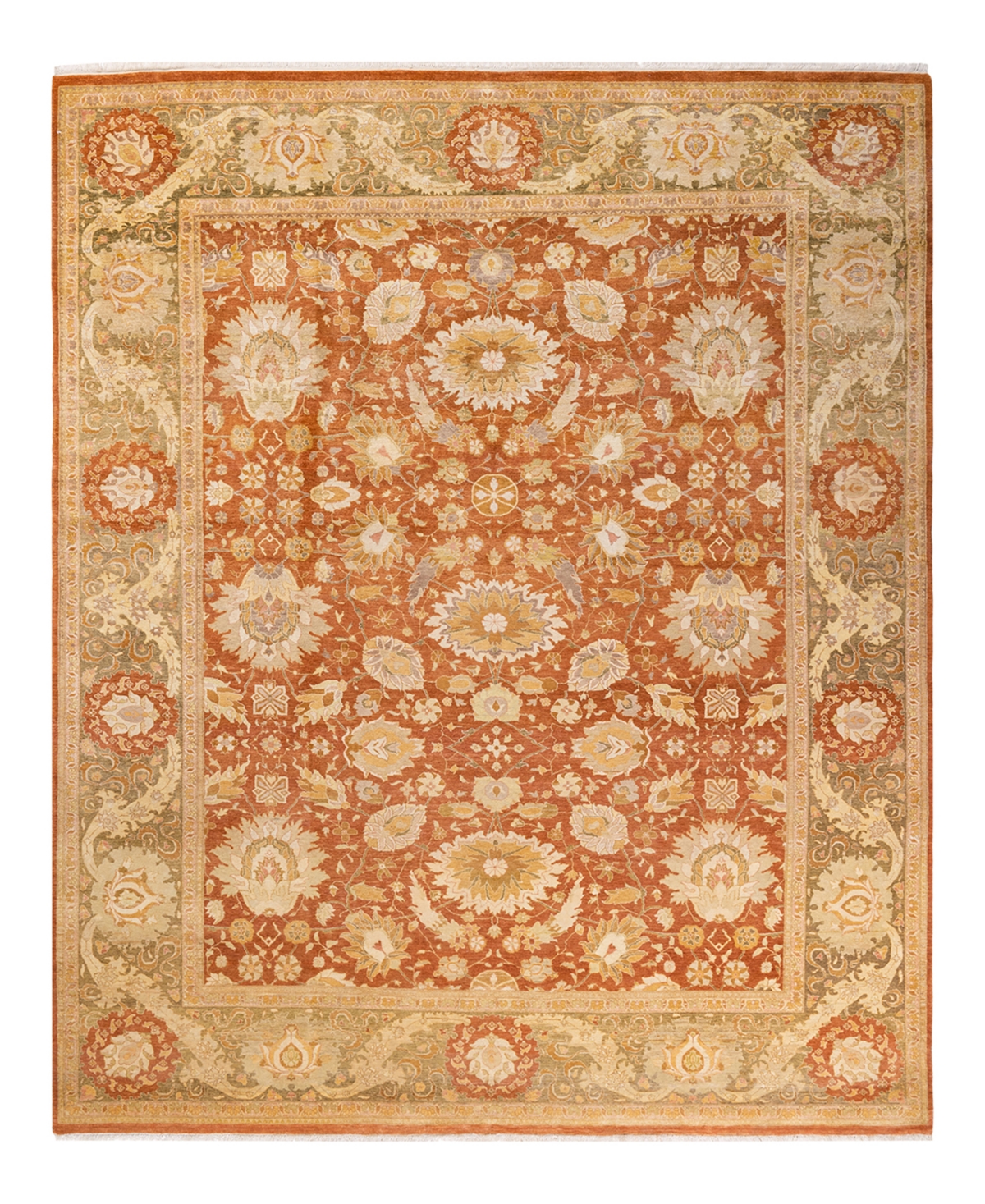 Closeout! Adorn Hand Woven Rugs Mogul M1605 8'2in x 10'2in Area Rug - Brown